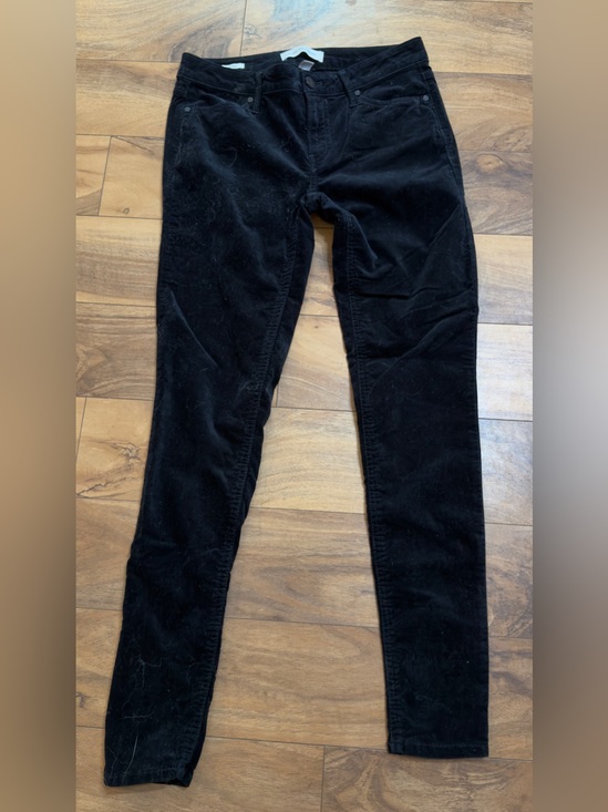 Calvin Klein Jeans Pants - Calvin Klein Velvet Leggings Womens Stretch Pull-On Soft Velour Pants Black Sz 2